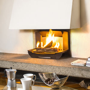 chimenea insertable de leña