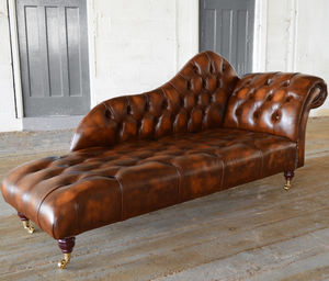 chaise longue Chesterfield