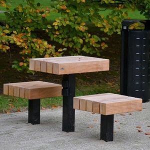 mesa de pícnic contemporánea