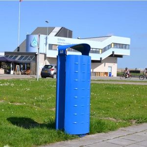 cubo de basura público