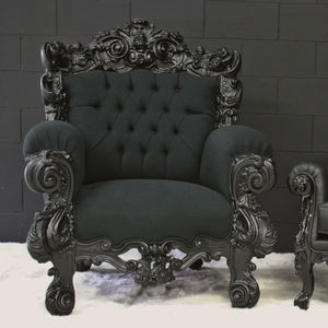 sillón clásico de estilo barroco
