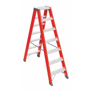escalera elevada de fibra de vidrio