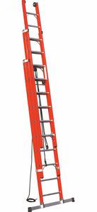 escalera elevada de fibra de vidrio