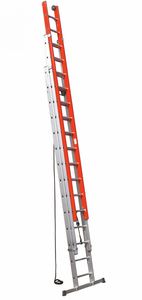escalera elevada de fibra de vidrio