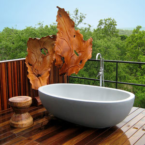 bañera ovalada