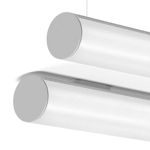 luminaria suspendida / LED / tubular / de aluminio extruido