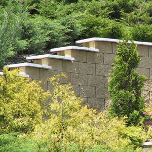 bloque de hormigón macizo