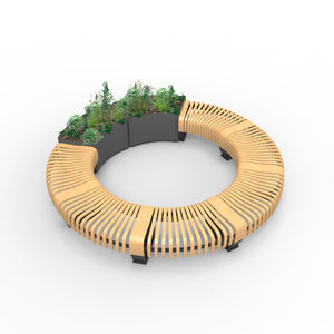 jardinera de acero / de acero con revestimiento en polvo / rectangular / cuadrada