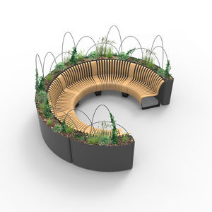 jardinera de acero
