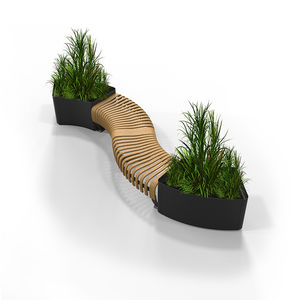 jardinera de acero