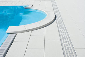 borde de piscina de hormigón