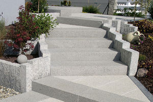 escalón de hormigón