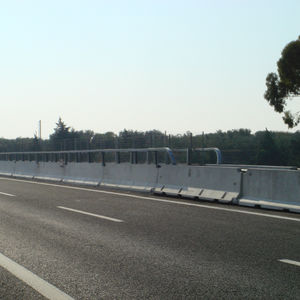 barrera de seguridad de hormigón