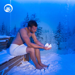 cabina de nieve para centro de bienestar