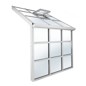 techo de vidrio de aluminio