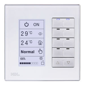 teclado de control para sistema domótico