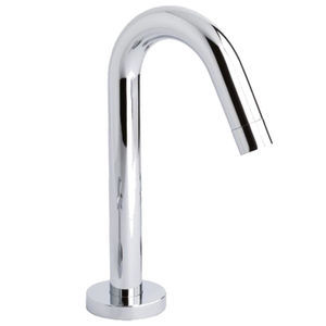 caño para lavabo de latón cromado