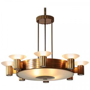 lámpara araña Art Deco