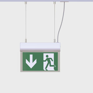 iluminación de emergencia suspendida