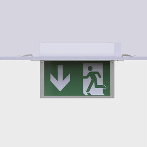 iluminación de emergencia empotrable de techo