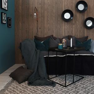panel decorativo de construcción / de fibra de madera / para techo / de pared