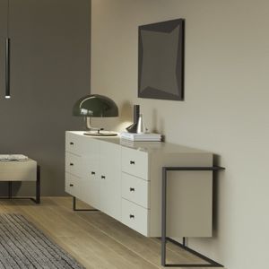 espejo de pared / contemporáneo / rectangular / de hierro