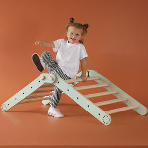triángulo de escalada con rampa
