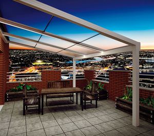 pérgola adosada