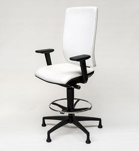 silla de trabajo de aluminio