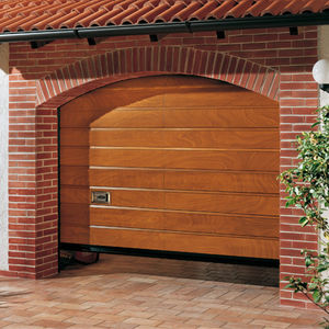 Puerta de garaje seccional lateral - FLEXA - Ballan - de acero / automática