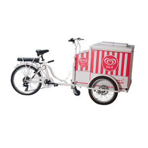carrito para helados / para el sector servicios / refrigerado / de metal