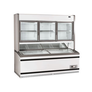 vitrina refrigerada de estantes