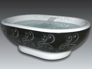 bañera ovalada