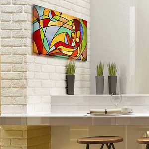 pintura sobre vidrio