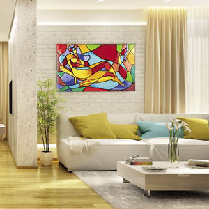 pintura sobre vidrio