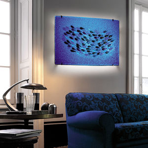 panel decorativo de cristal de Murano