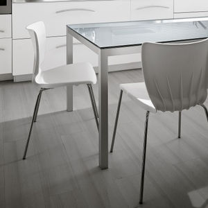 silla moderna / apilable / de plástico