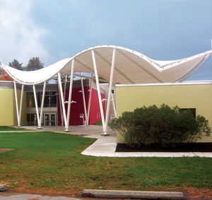 membrana arquitectónica de PVC