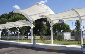 tensoestructura cable-membrana