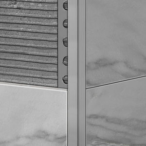 perfil de acabado de aluminio