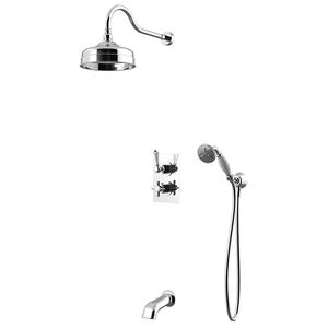 set de ducha empotrable de pared