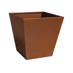jardinera de acero Corten