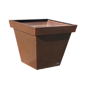 jardinera de acero Corten