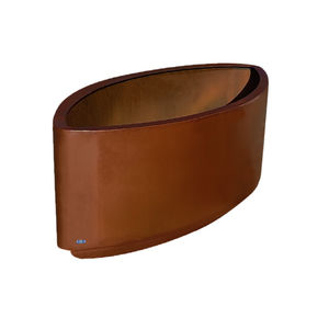 jardinera de acero Corten