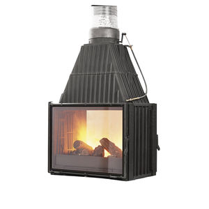 chimenea insertable de doble cara