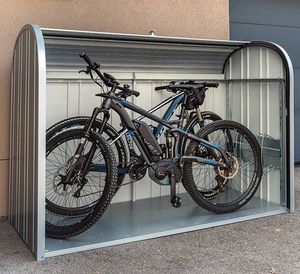marquesina para bicicletas de acero galvanizado