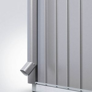 bajante para canalón de chapa de acero