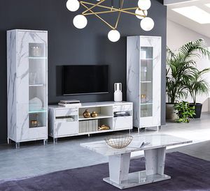 soporte para TV de pie contemporáneo