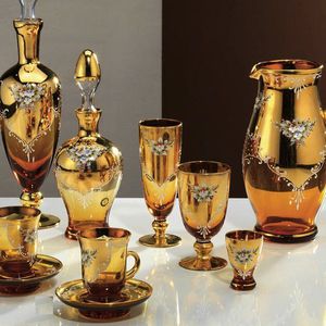 vaso copa / de vidrio / para uso doméstico
