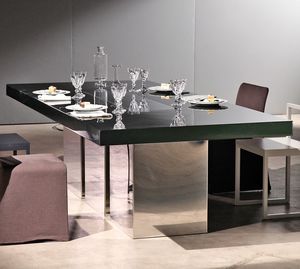 mesa de comedor de fibra de vidrio